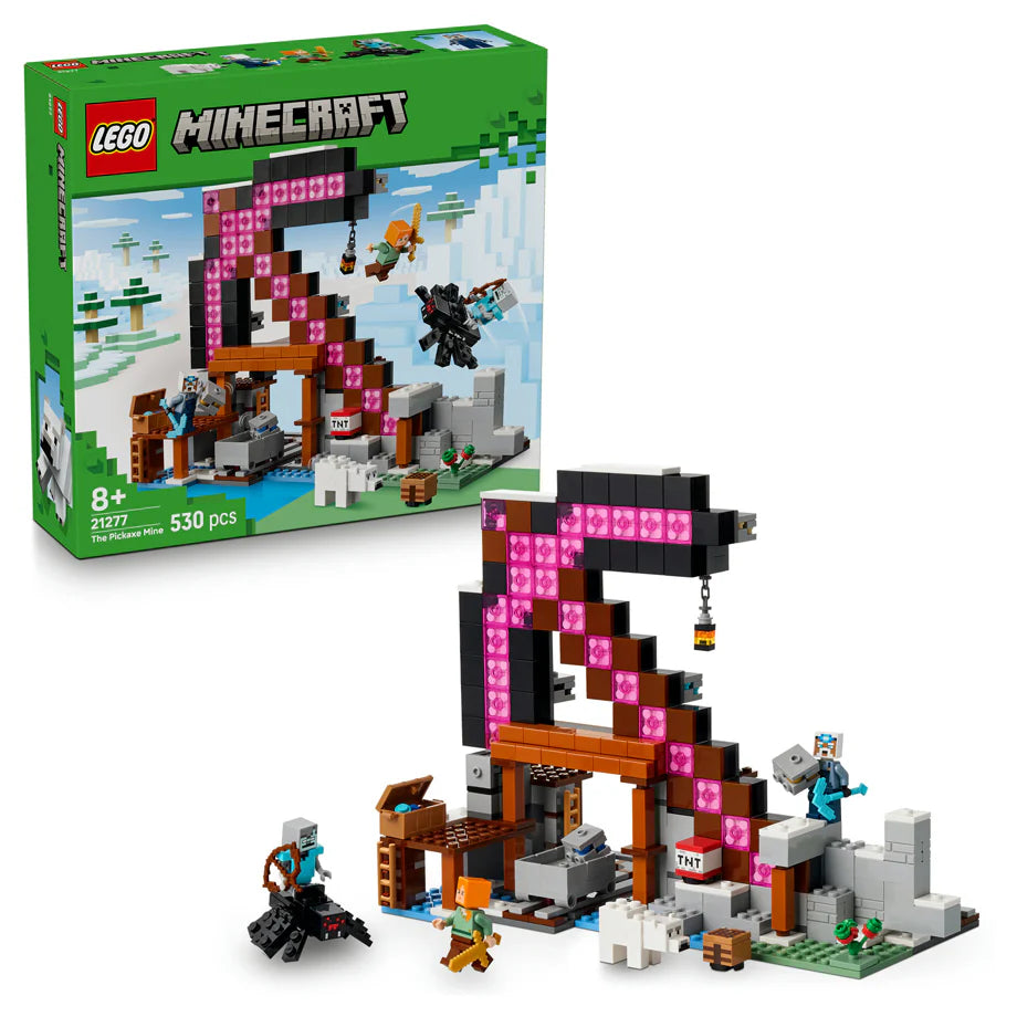 LEGO Minecraft The Pickaxe Mine Building Set (530 Pieces)