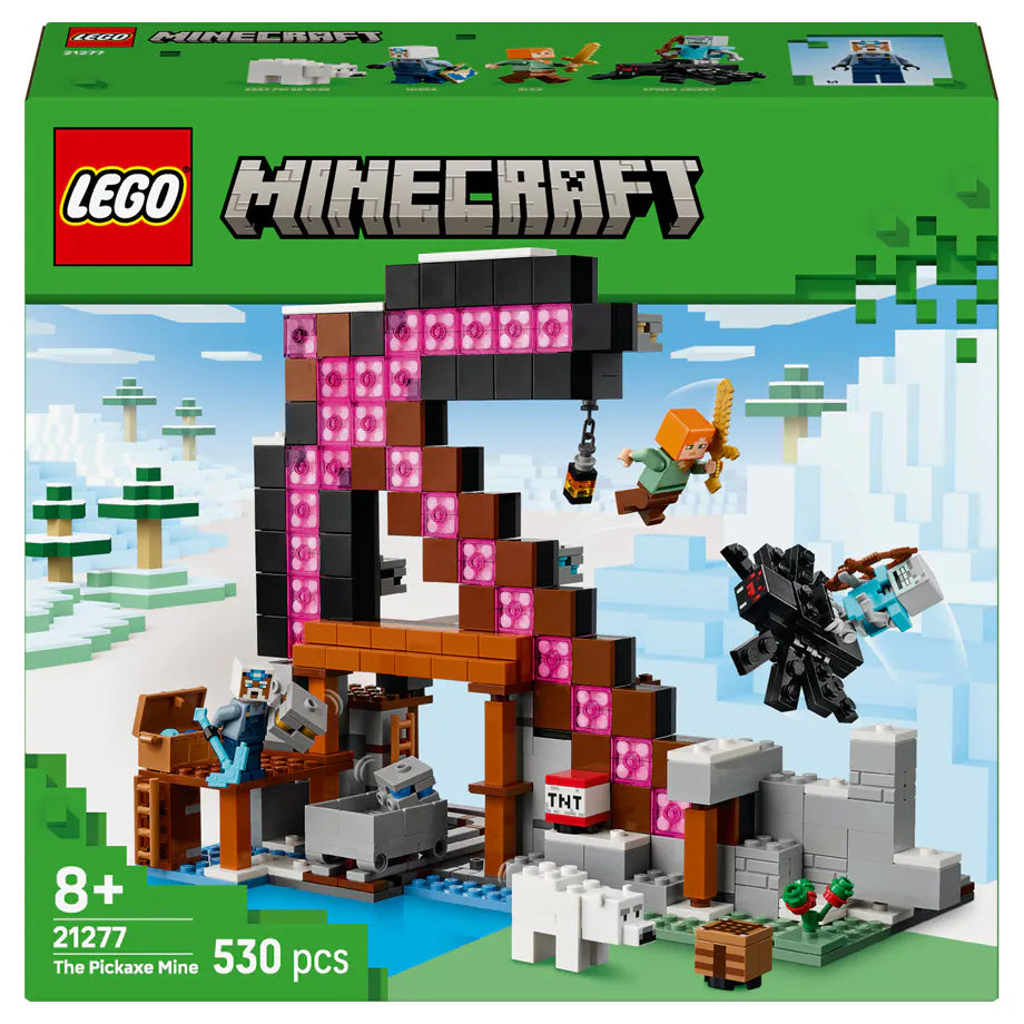 LEGO Minecraft The Pickaxe Mine Building Set (530 Pieces)