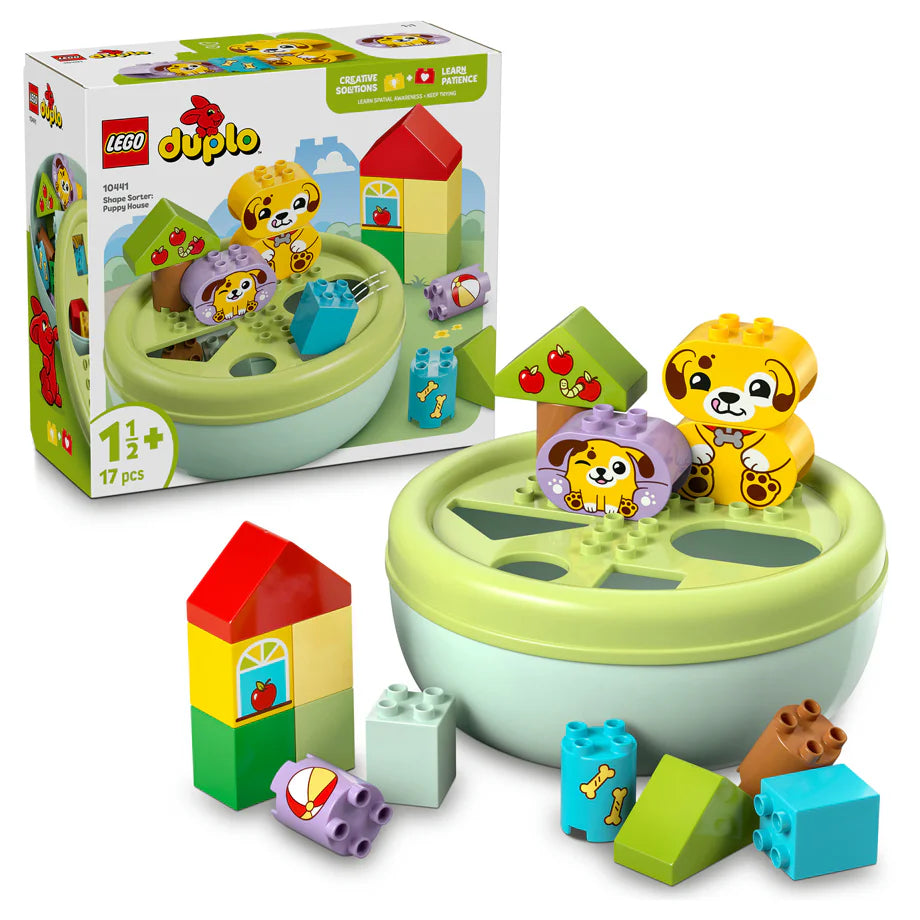 LEGO Duplo My First Shape Sorter: Puppy House Building Set (17 Pieces)