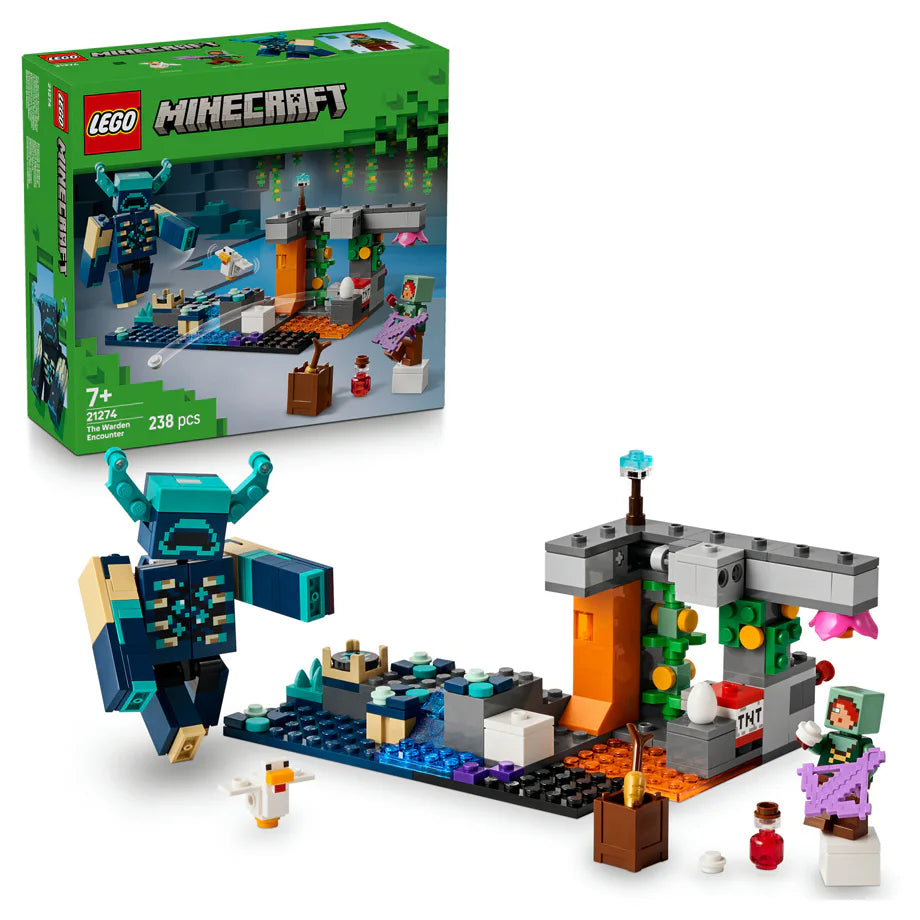 LEGO Minecraft The Warden Encounter Building Set (238 Pieces)