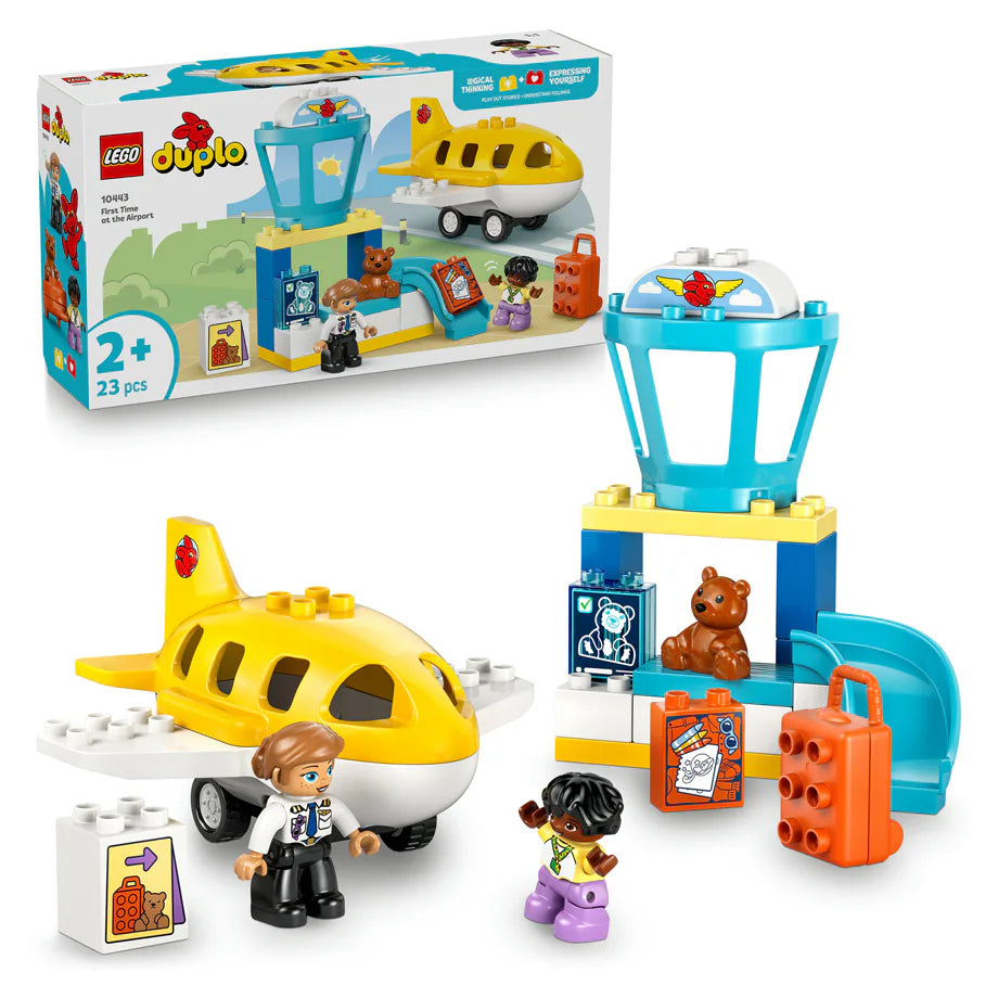 LEGO Duplo Town First Time At The Airport Building Set (23 Pieces)