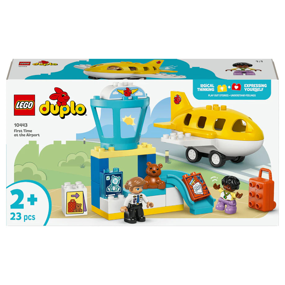 LEGO Duplo Town First Time At The Airport Building Set (23 Pieces)