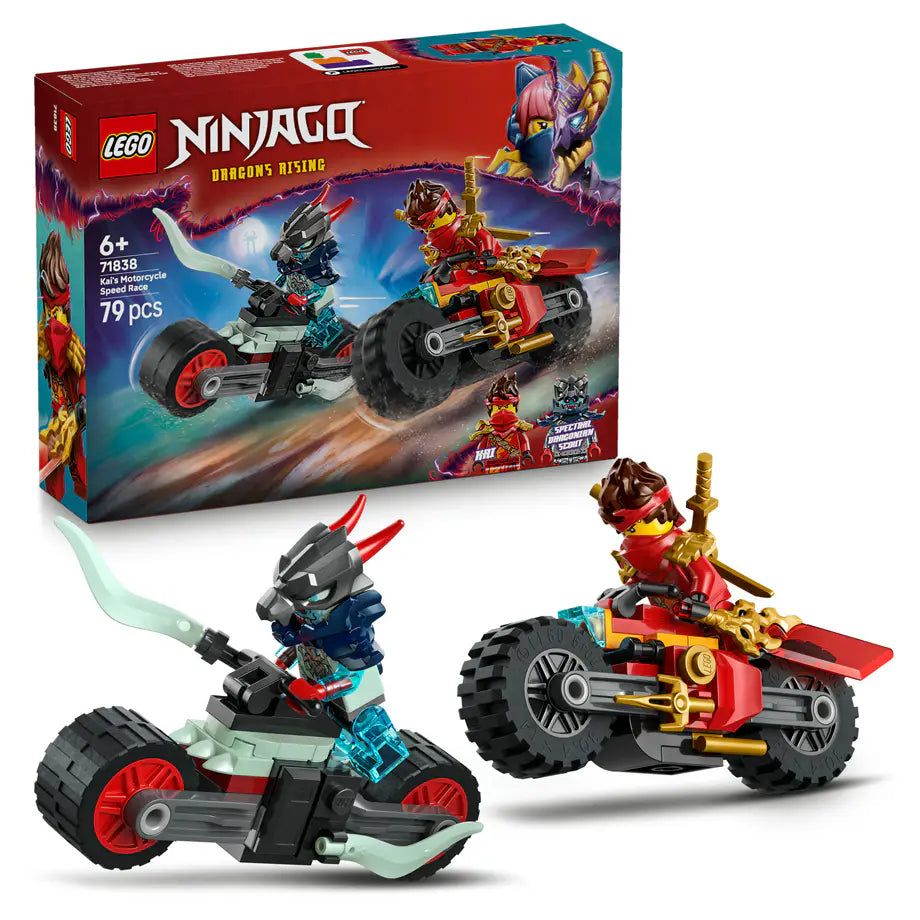 LEGO Ninjago Kai’S Motorcycle Speed Race Building Set (79 Pieces)