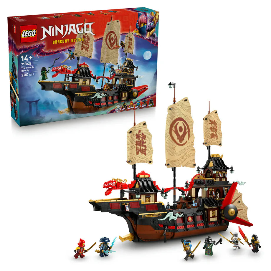 LEGO Ninjago The Temple Bounty Ship Building Set (2,387 Pieces)