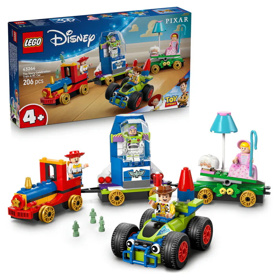 LEGO Disney Pixar’S Toy Story Celebration Train & Rc Car Building Set (206 Pieces)