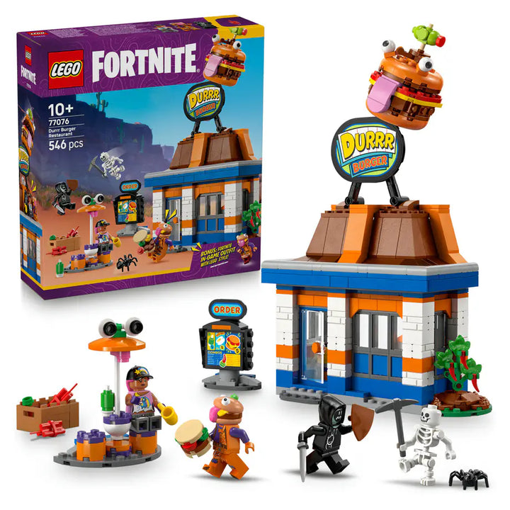 LEGO Fortnite Durrr Burger Restaurant Building Set (546 Pieces)