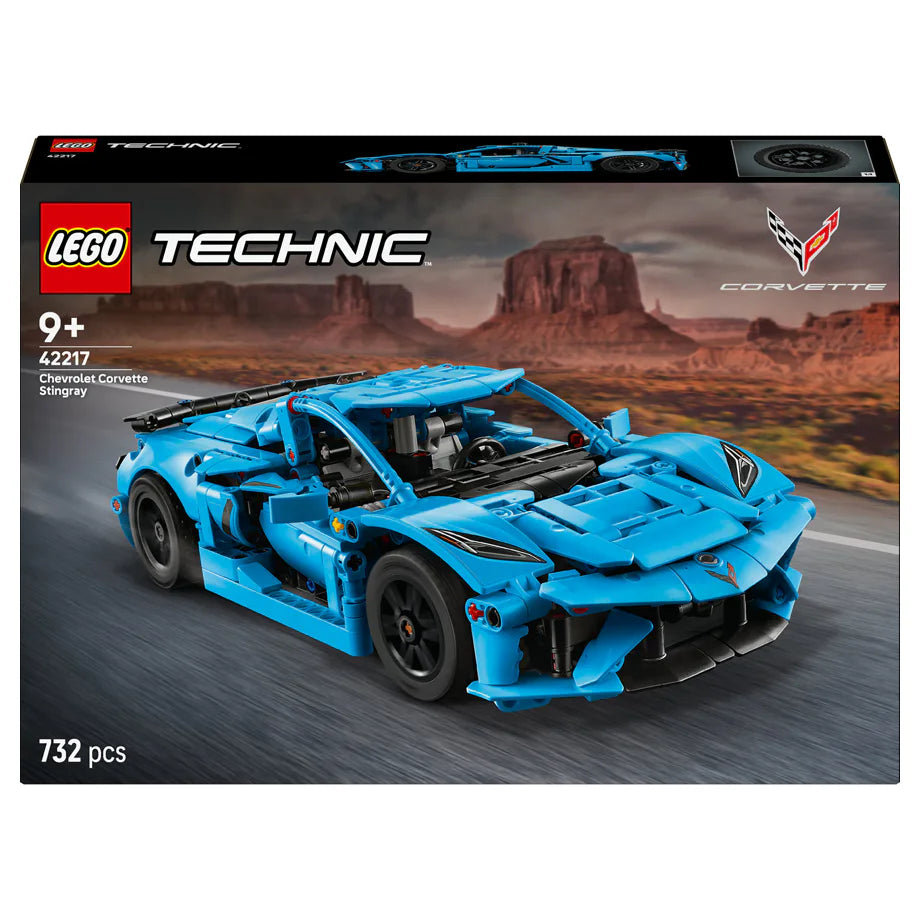 LEGO Technic Chevrolet Corvette Stingray Blue Building Set (732 Pieces)