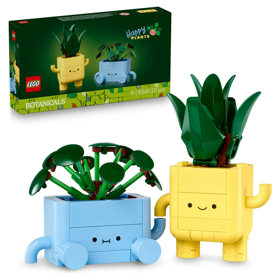 LEGO Botanicals Happy Plants Building Set (217 Pieces)