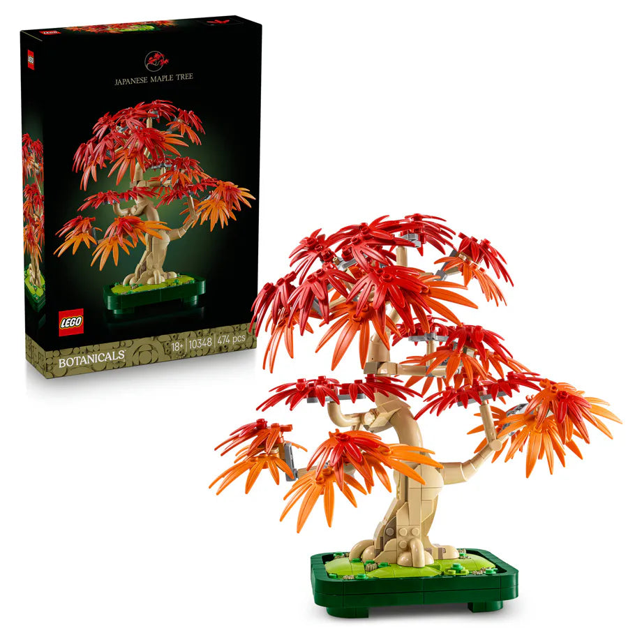 LEGO Botanicals Japanese Red Maple Bonsai Tree Building Set (474 Pieces)