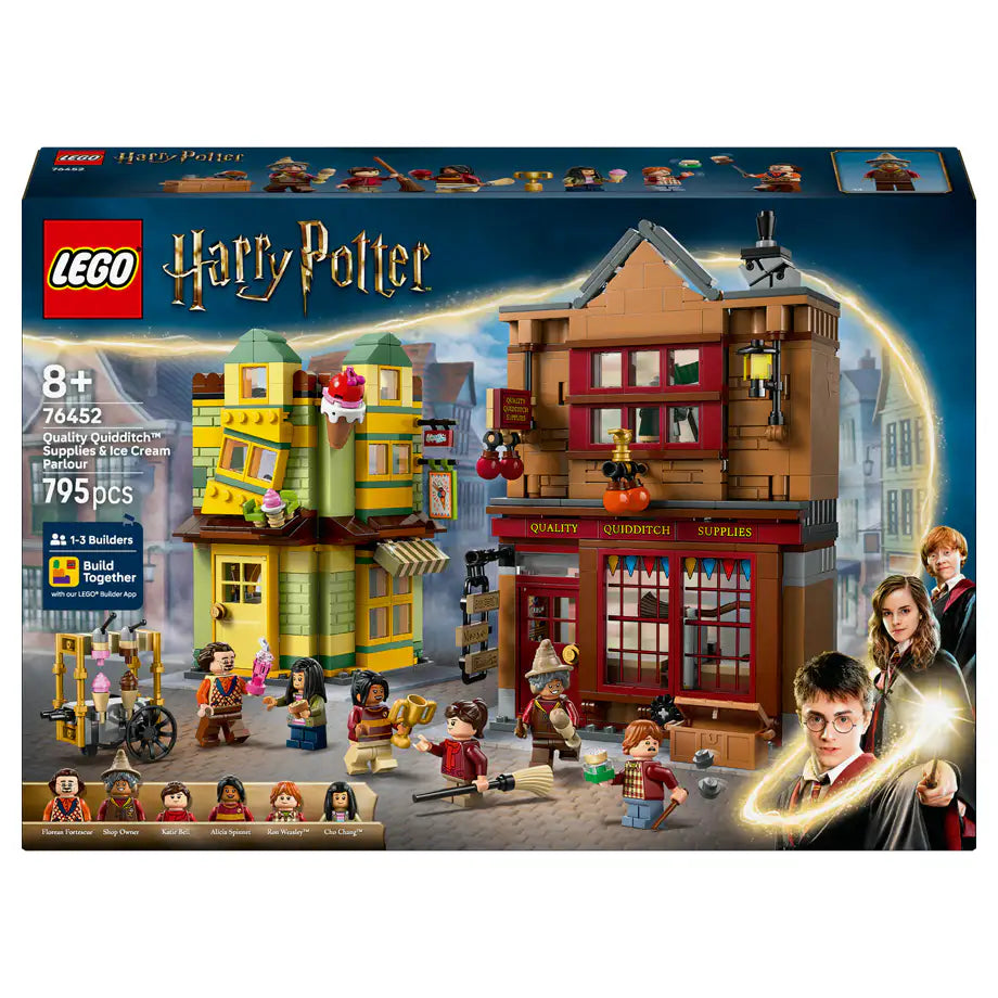 LEGO Harry Potter Quality Quidditch Supplies & Ice Cream Parlour Building Set (795 Pieces)