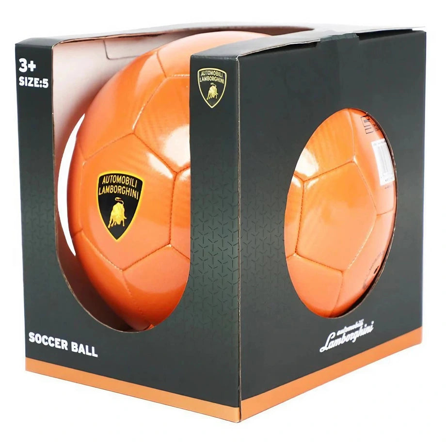 Lamborghini Carbon Fiber Soccer Ball (Size 5, Orange)