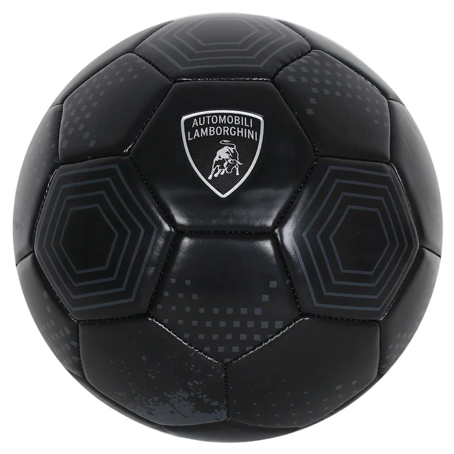 Lamborghini Sewing Soccer Ball (Size 5, Black)