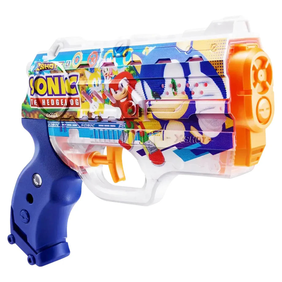 X-Shot Skins Fast-Fill Sonic the Hedgehog Nano Water Blaster