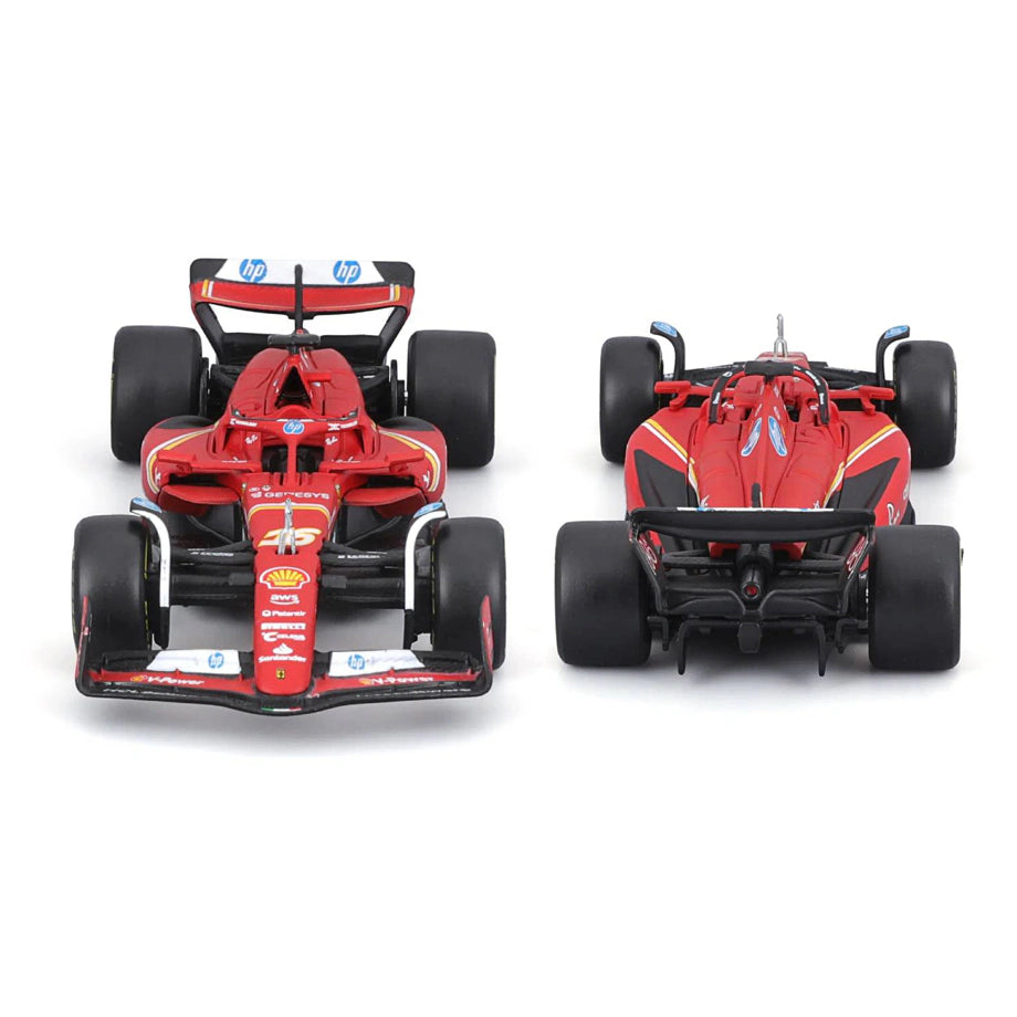 Bburago F1 Imola Grand Prix Ferrari Carlos Sainz Die-Cast Car ( Red/Black)