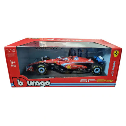 Bburago F1 Miami Grand Prix  Ferrari Charles Leclerc Die-Cast Car (Red)