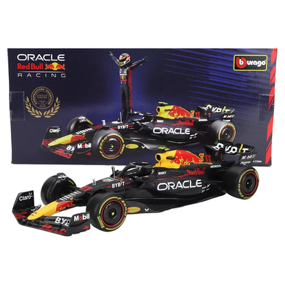 Bburago F1 2023 Oracle Red Bull Sergio Perez Die-Cast Car With Pilot Figure