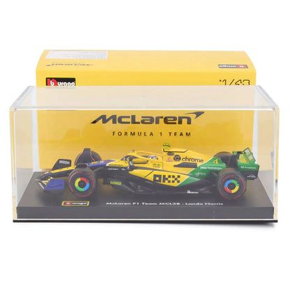 Bburago F1 Monaco Grand Prix (Senna 30Th Anniversary) Mclaren Lando Norris Die-Cast Car