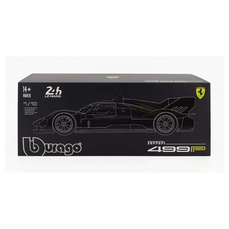 Bburago 2024 Ferrari  Robert Kubica Die-Cast Car (Yellow/Red)