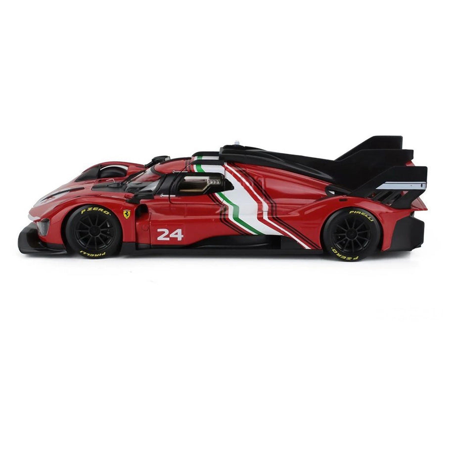 Bburago Ferrari Modificata 2024 Die-Cast Car (Red/Black)