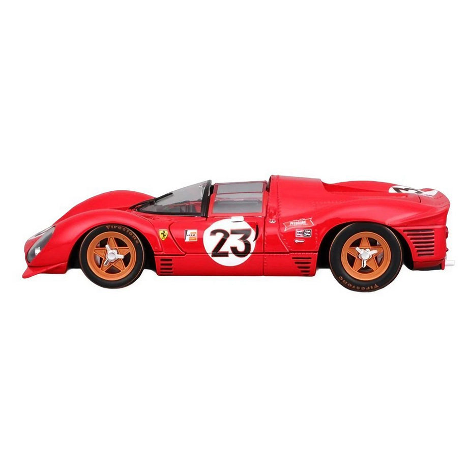 Bburago Racing Ferrari Daytona Die-Cast Metal Kit (Red)