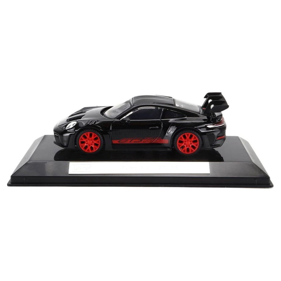 Bburago Race Porsche Gt3 Rs Die-Cast Car (Black/Red)
