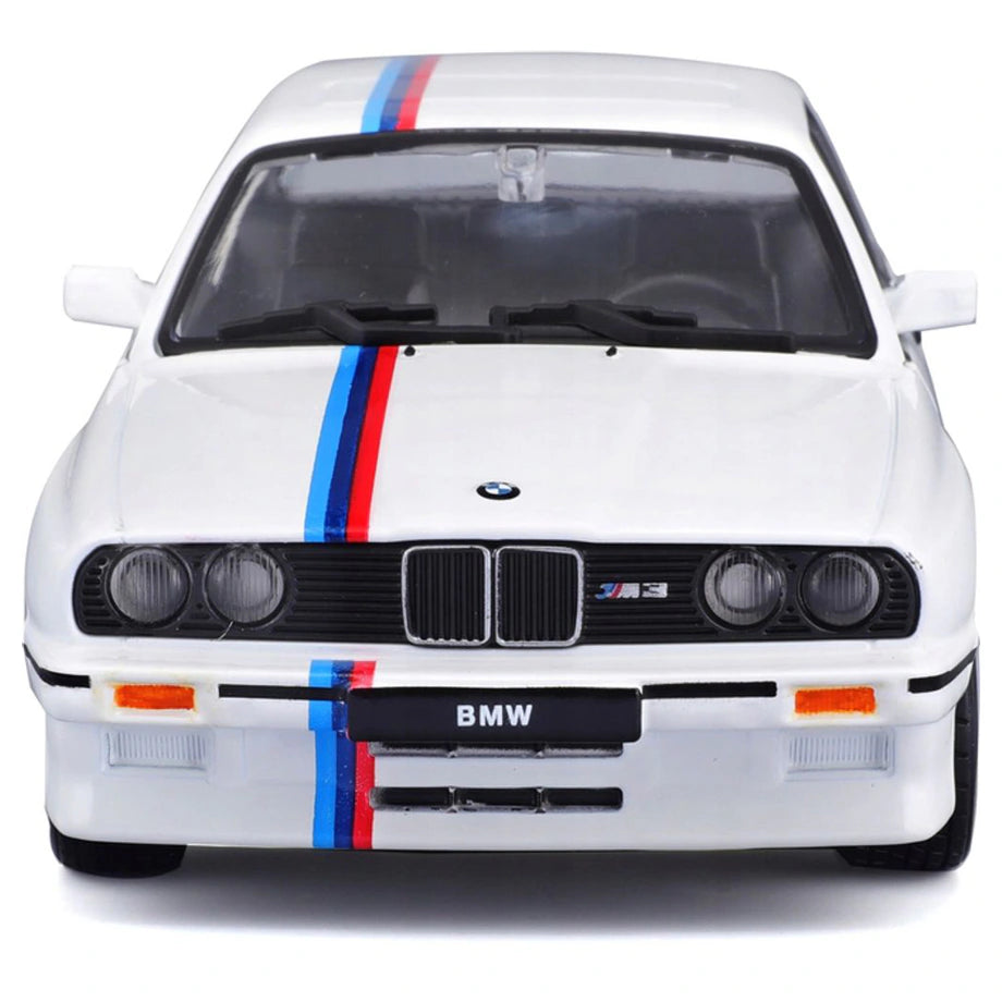 Bburago Bmw M3 1988 Die-Cast Car (White)