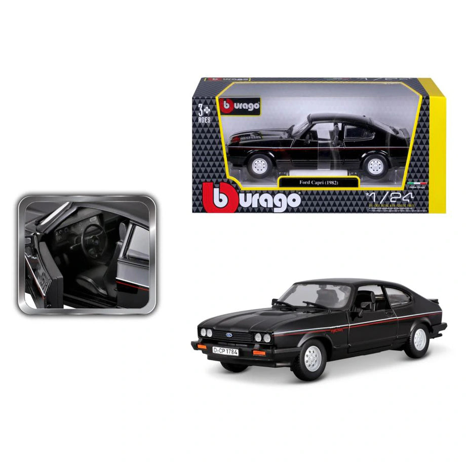 Bburago Ford Capri 1982 Die-Cast Car (Black)
