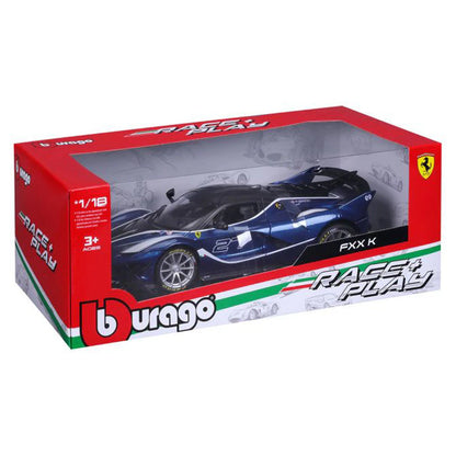 Bburago Ferrari Race & Play Ferrari Evo Die-Cast Car (Blue)