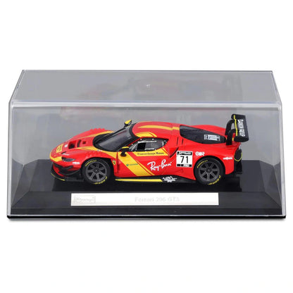 Bburago Ferrari Gt3 2022 Die-Cast Car Red/Yellow)