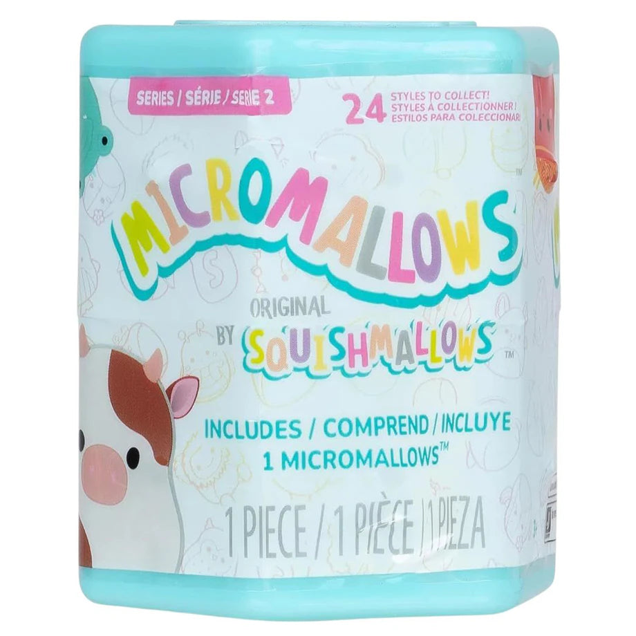 Squishmallows Micromallows Series 2 Mini Mystery Plush Capsule (6 cm, Styles May Vary)
