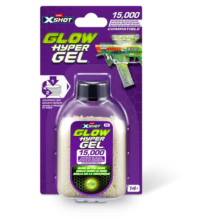 X-Shot Glow Hyper Gel Pellets Refill (15,000 Pieces)