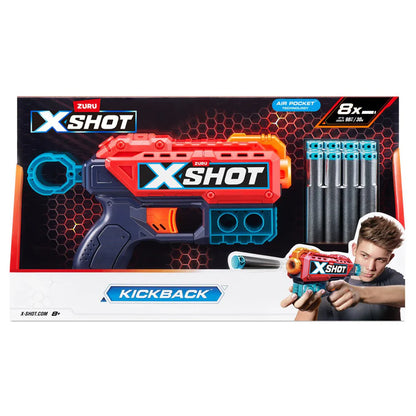 X-Shot Excel Kickback Blaster with 8 Darts