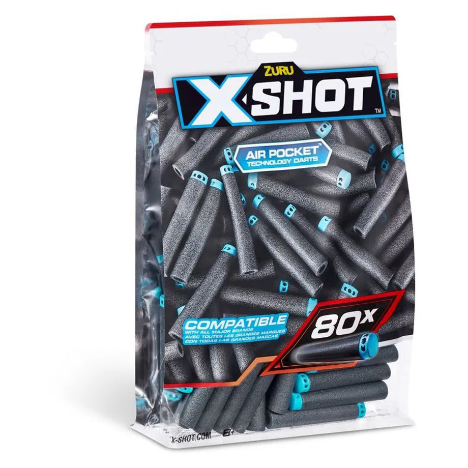 X-Shot Excel Refill Darts Pack (80 Darts)