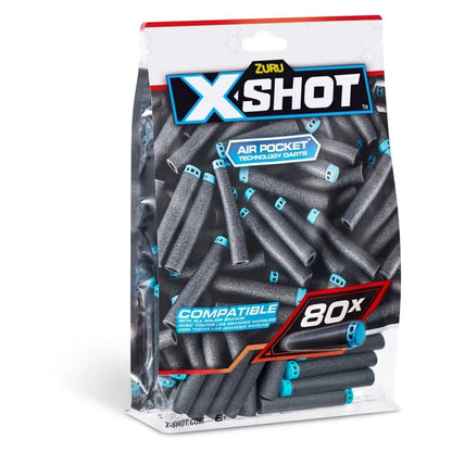 X-Shot Excel Refill Darts Pack (80 Darts)