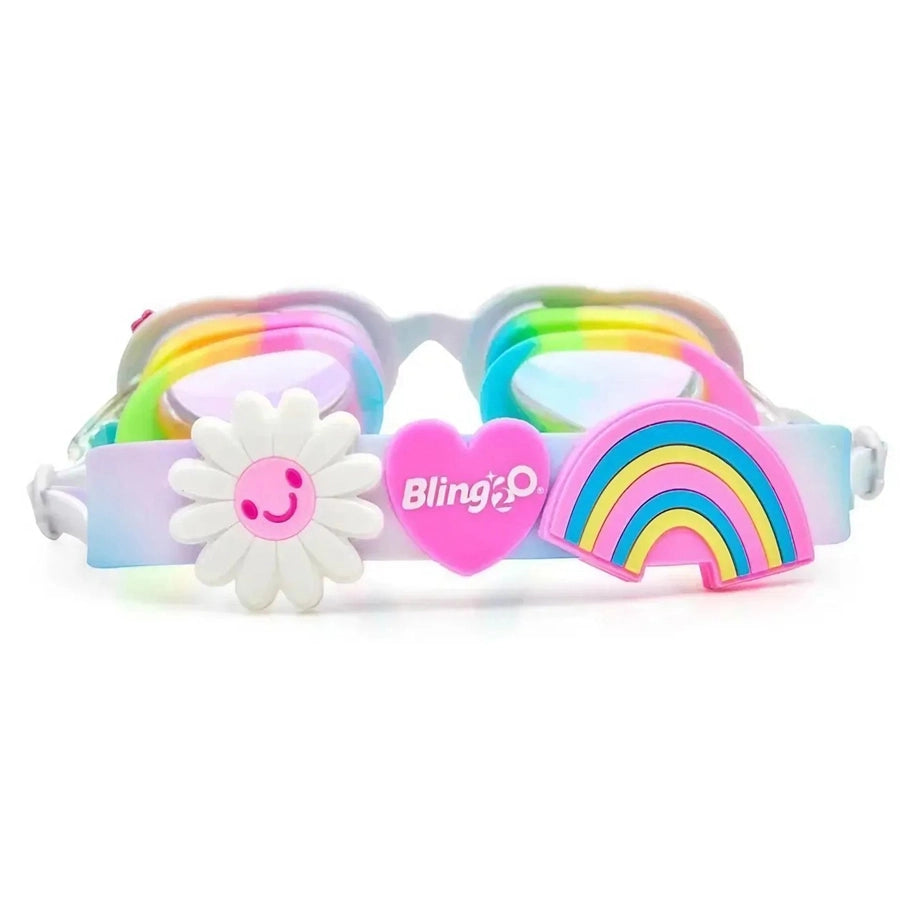 Bling2O Bright Bouquet of Daisies Swim Goggles (Multicolor)