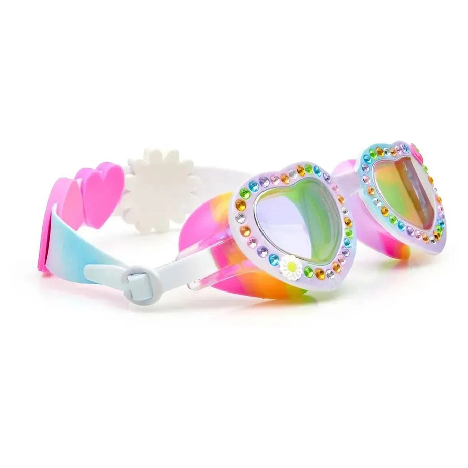 Bling2O Bright Bouquet of Daisies Swim Goggles (Multicolor)