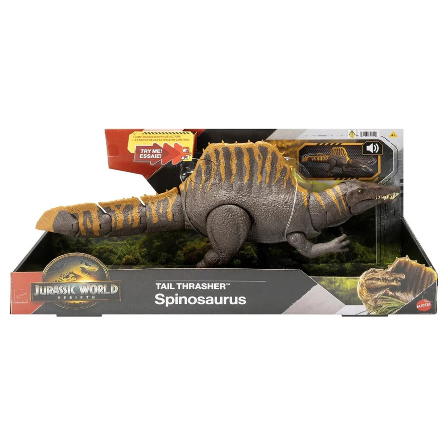 Jurassic World Rebirth Tail Thrasher Spinosaurus Action Figure