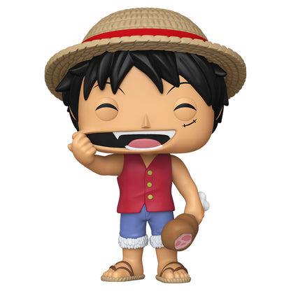 Funko POP! One Piece:  Monkey D. Luffy with Meat Vinyl Figure (25.4 cm)
