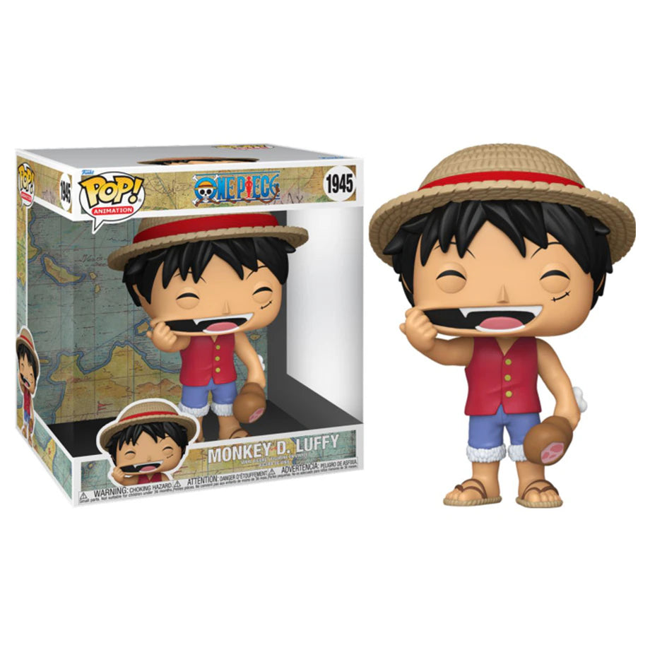 Funko POP! One Piece:  Monkey D. Luffy with Meat Vinyl Figure (25.4 cm)