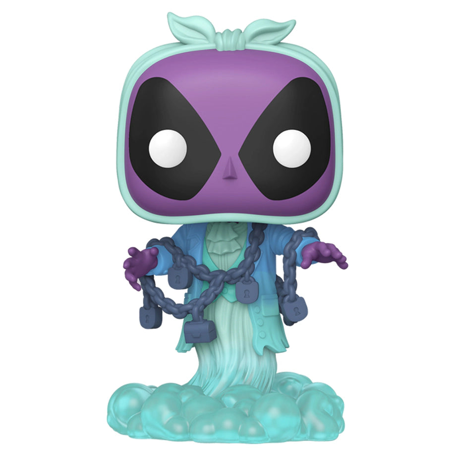 Funko POP! Plus Marvel: Deadpool as Jacob Marley Vinyl Bobblehead (11.2 cm)