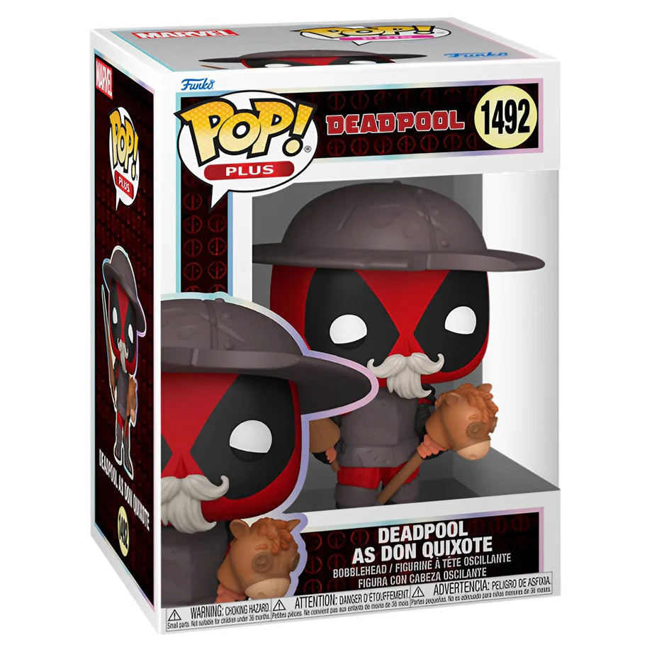 Funko POP! Plus- Marvel  Deadpool as Don Quixote Vinyl Bobblehead (10.2 cm)