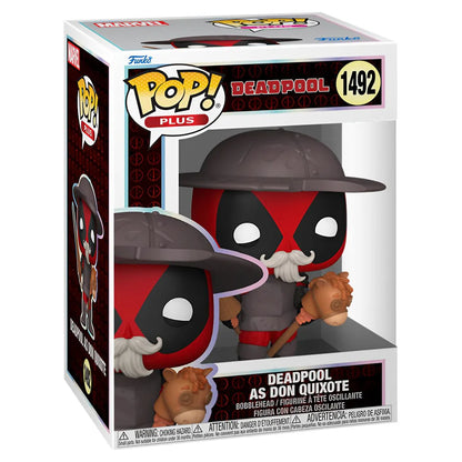 Funko POP! Plus- Marvel  Deadpool as Don Quixote Vinyl Bobblehead (10.2 cm)