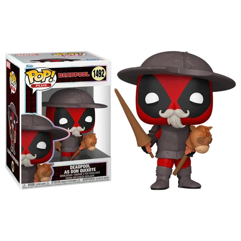 Funko POP! Plus- Marvel  Deadpool as Don Quixote Vinyl Bobblehead (10.2 cm)