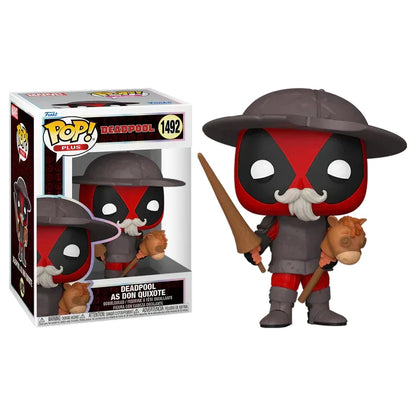 Funko POP! Plus- Marvel  Deadpool as Don Quixote Vinyl Bobblehead (10.2 cm)