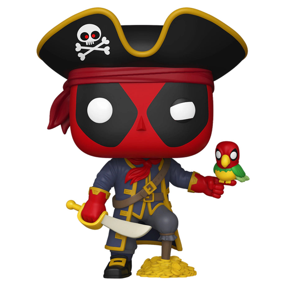 Funko POP! Plus- Marvel Deadpool As Long John Silver Vinyl Bobblehead (10.7 cm)