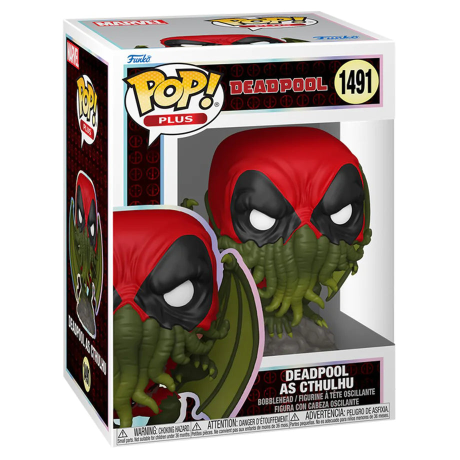 Funko POP! Plus- Marvel Deadpool As Cthulhu Vinyl Bobblehead (9.7 cm)