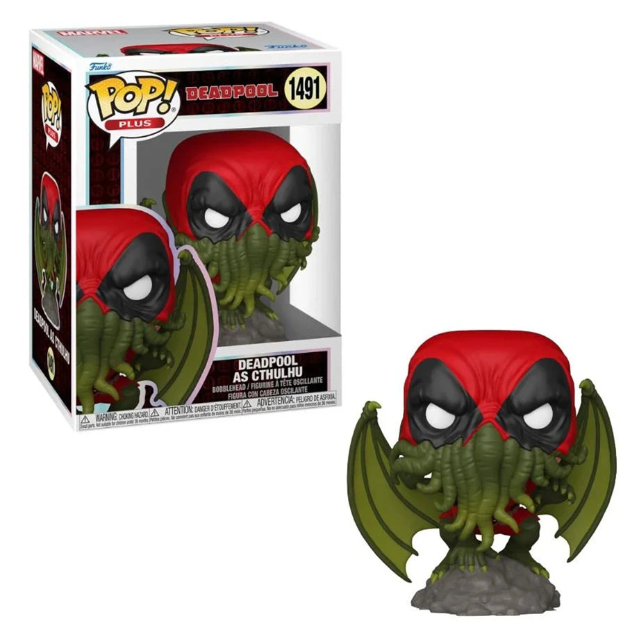Funko POP! Plus- Marvel Deadpool As Cthulhu Vinyl Bobblehead (9.7 cm)