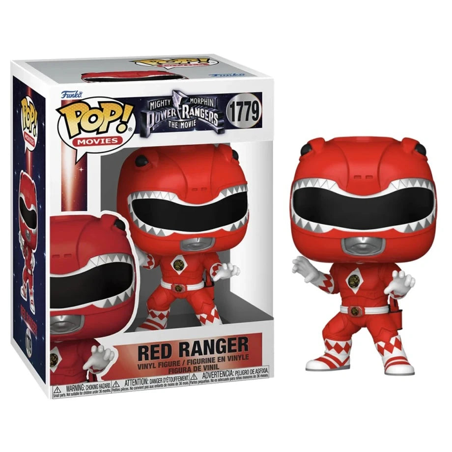 Funko POP! Mighty Morphin Power Rangers The Movie Red Ranger Vinyl Figure (9.4 cm)
