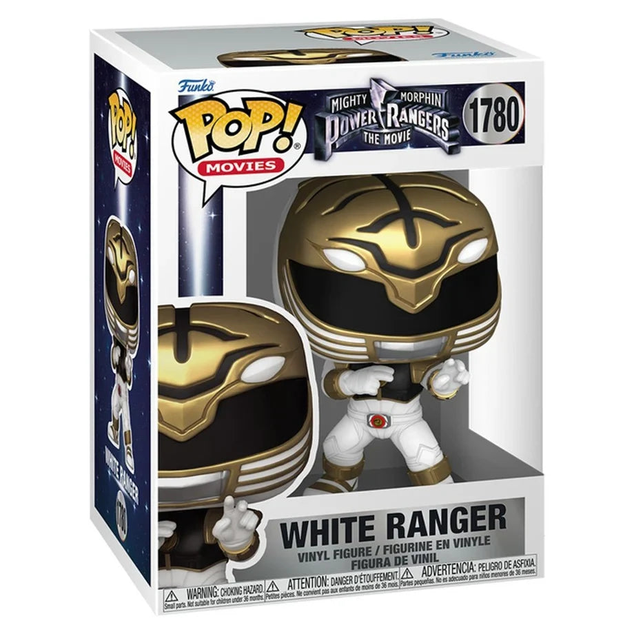 Funko POP! Mighty Morphin Power Rangers The Movie White Ranger Vinyl Figure (9.27 cm)