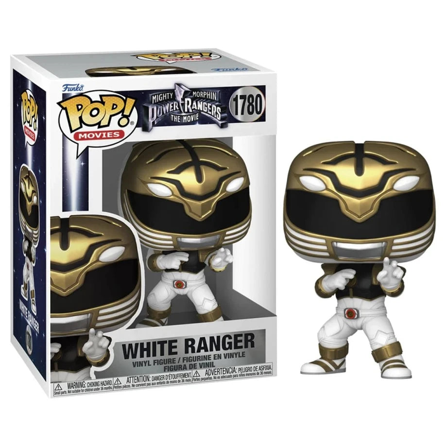 Funko POP! Mighty Morphin Power Rangers The Movie White Ranger Vinyl Figure (9.27 cm)